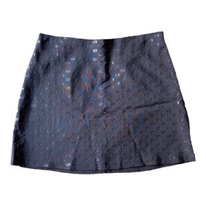 Vintage 90’s Black Textured Mini Skirt